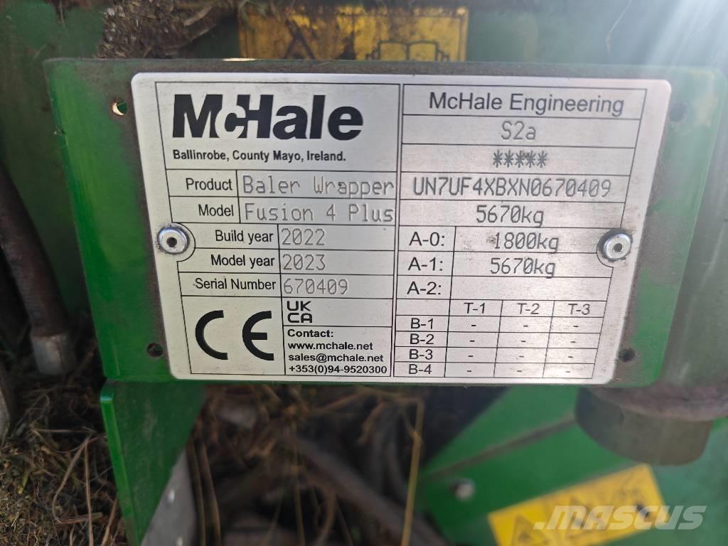 McHale Fusion 4 Plus Prese/balirke za rolo bale