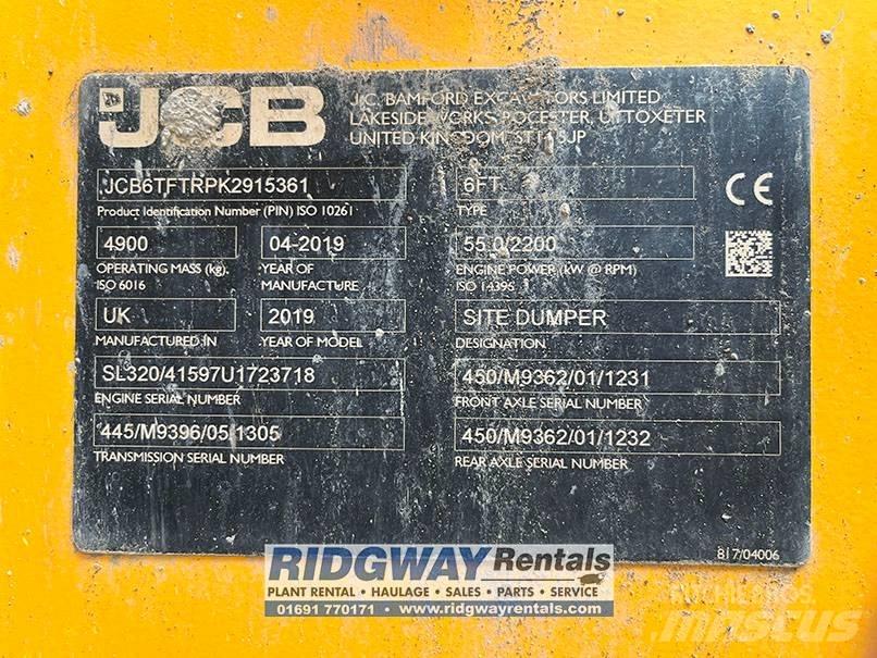 JCB 6 FT Damperi za gradilište