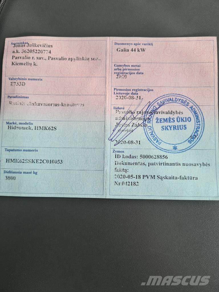 Hidromek HMK 62 SS Rovokopači