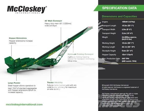McCloskey RF80 Transportne trake