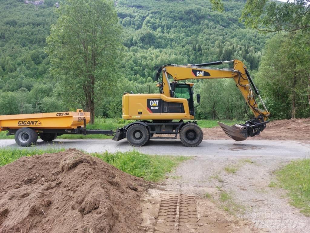 CAT M 314 F Bageri točkaši