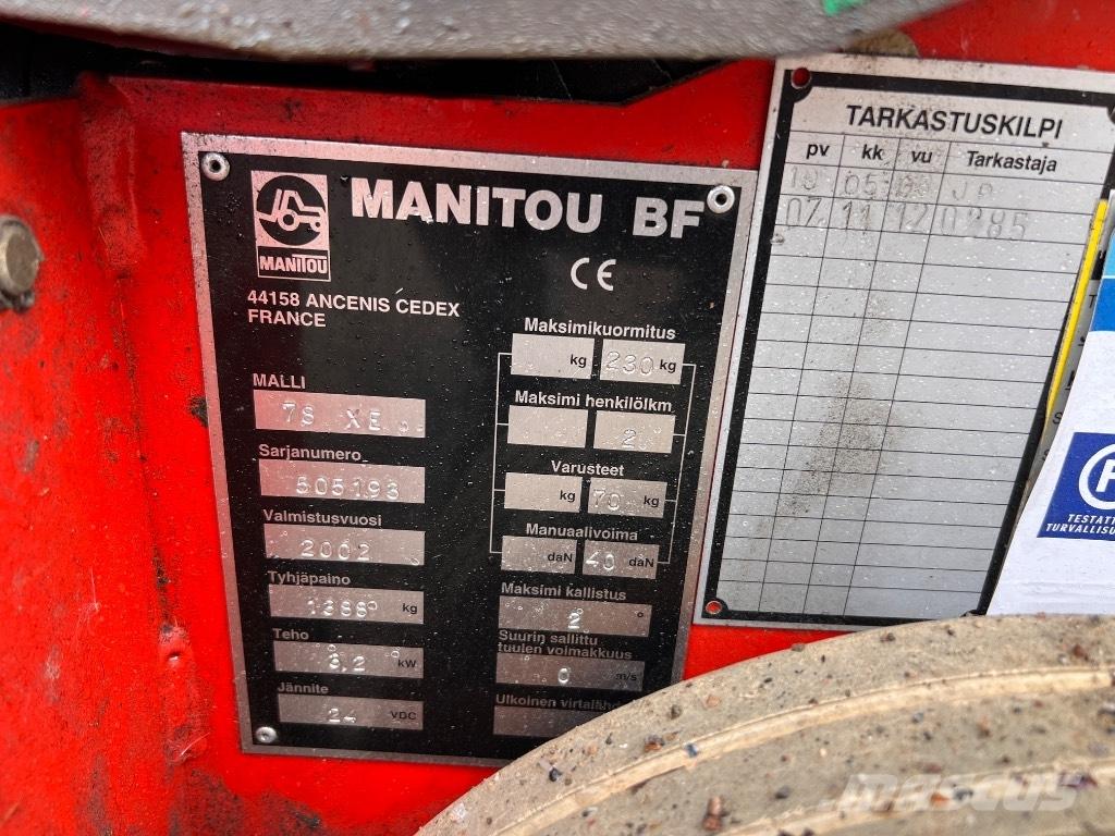 Manitou 78 XE Makazaste platforme