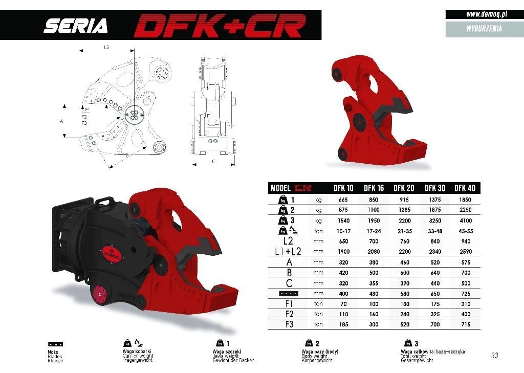  DEMOQ DFK30 + CC Drobilice za građevinarstvo