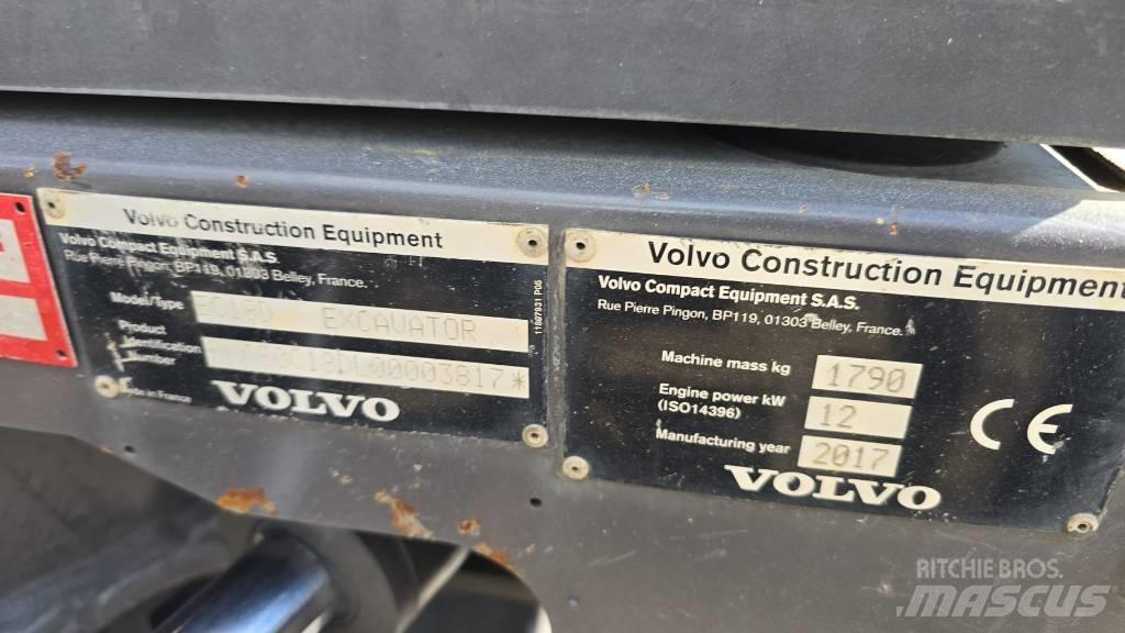 Volvo EC 18 Mini bageri < 7t