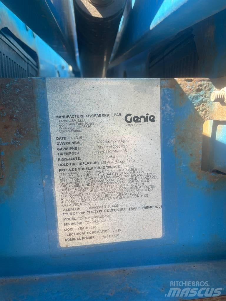 Genie TZ-50 Vučne prikolice se podiznom košarom