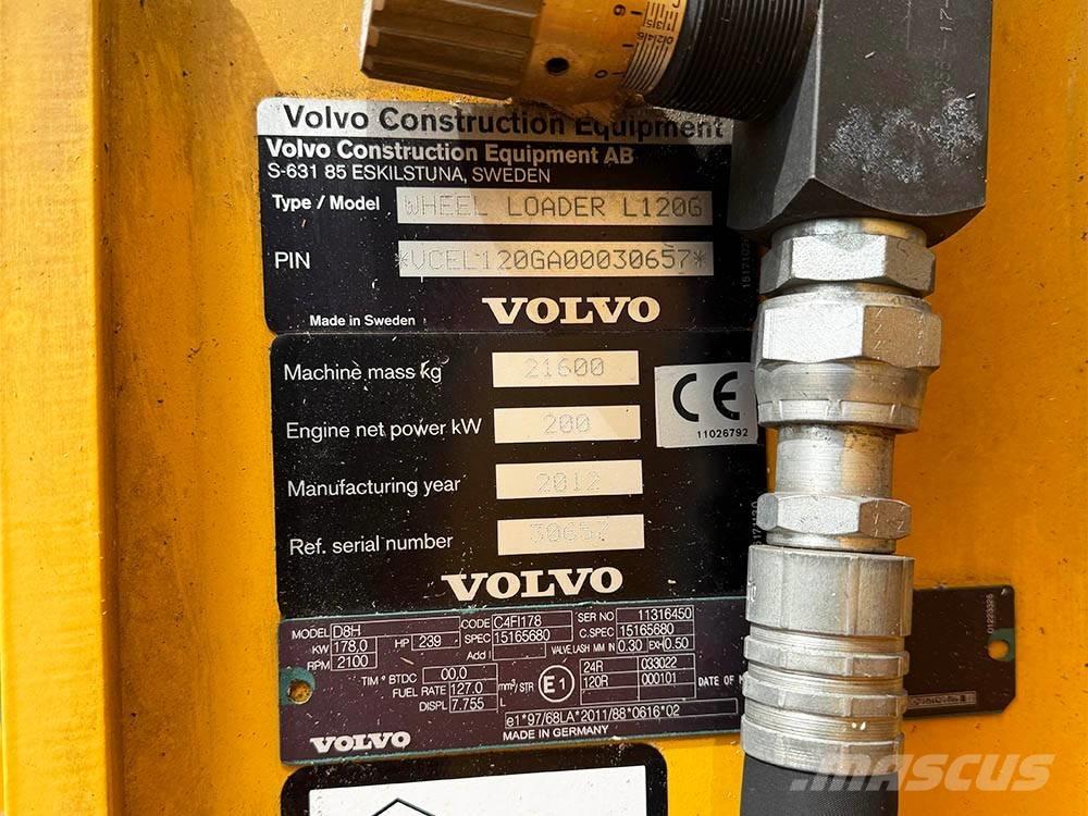 Volvo L 120 G Utovarivači na točkove