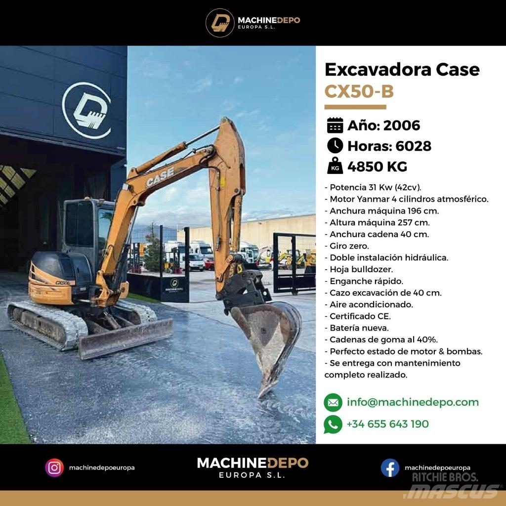 CASE CX 50 B Mini bageri < 7t