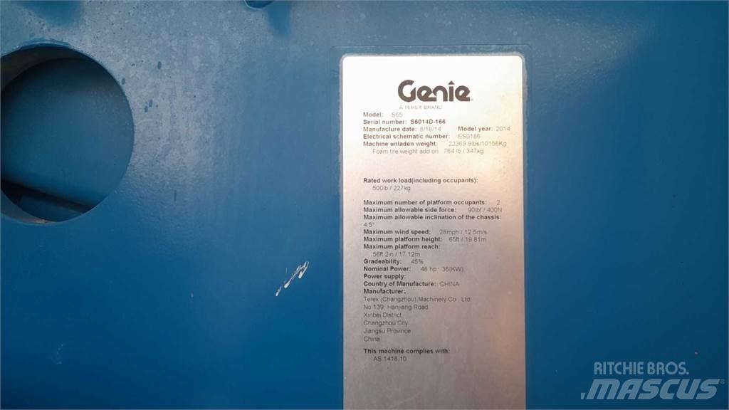 Genie S65 Teleskopske podizne platforme