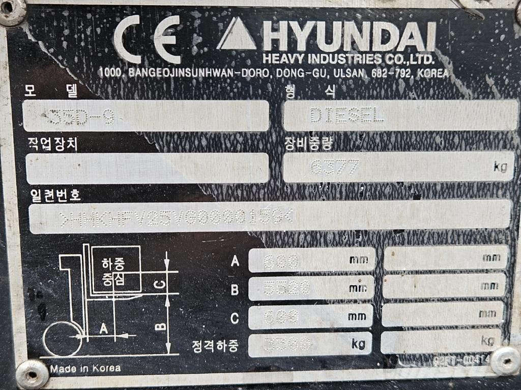 Hyundai 35d-9 Dizelski viljuškari