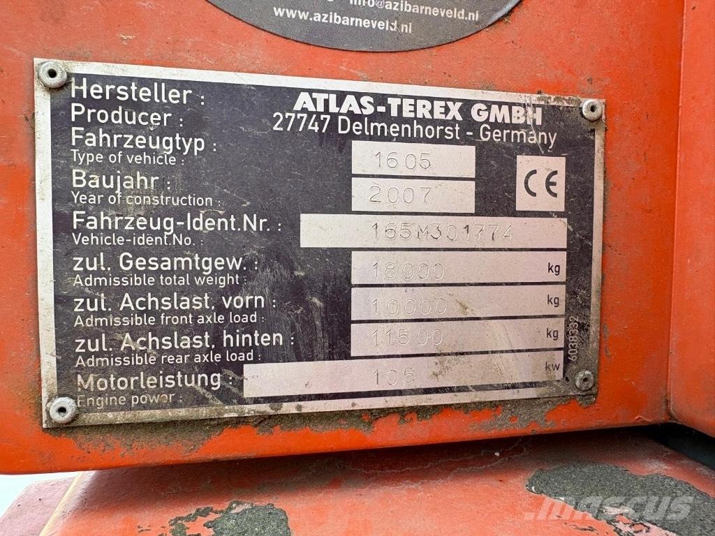 Atlas 1605 M Bageri točkaši
