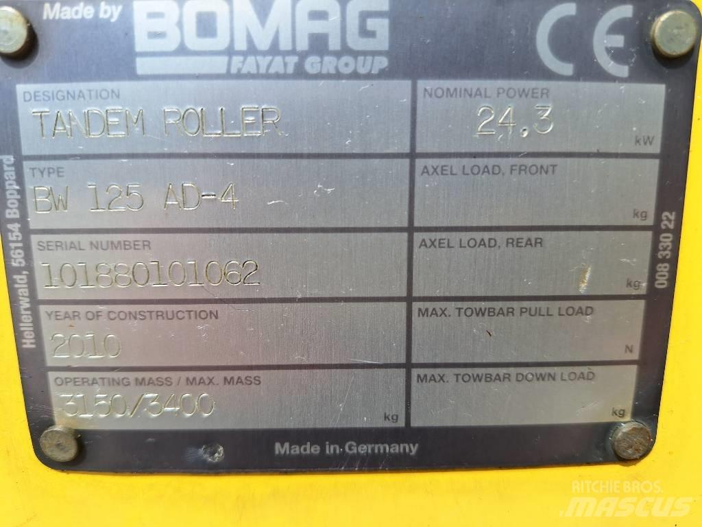 Bomag BW 125 AD-4 Valjci sa duplim bubnjem