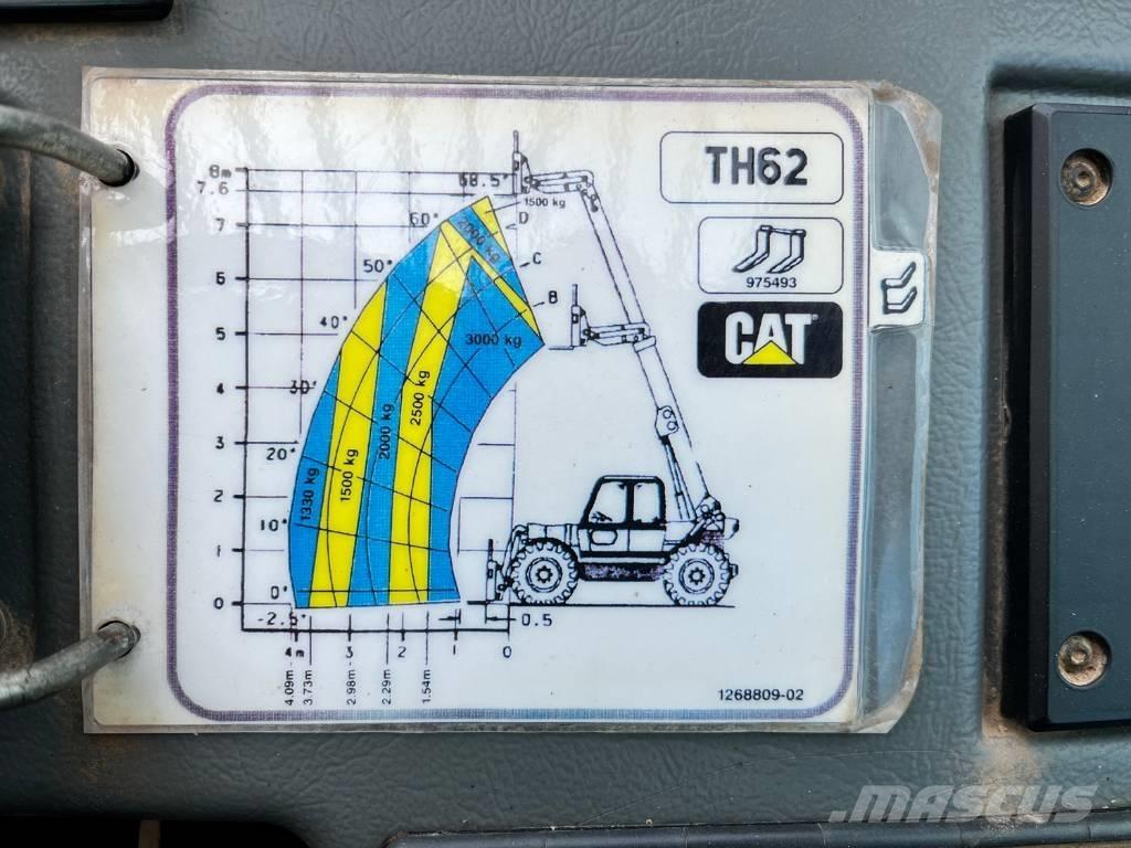 CAT TH 62 Teleskopski viljuškari