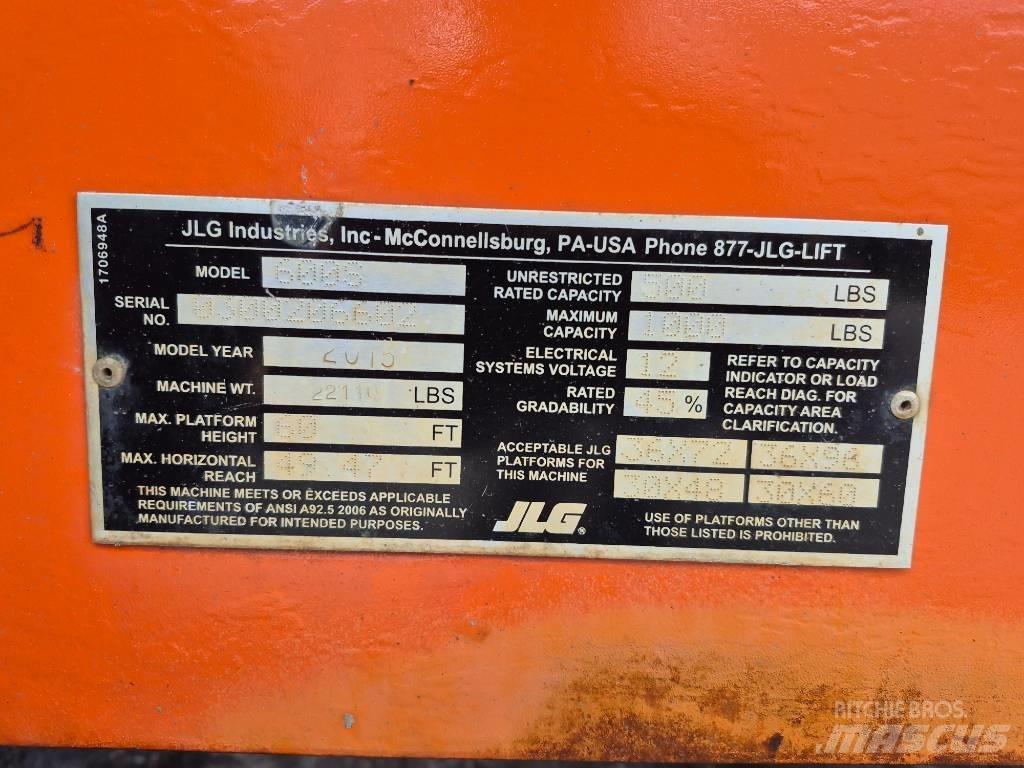 JLG 800 S Zglobne podizne platforme