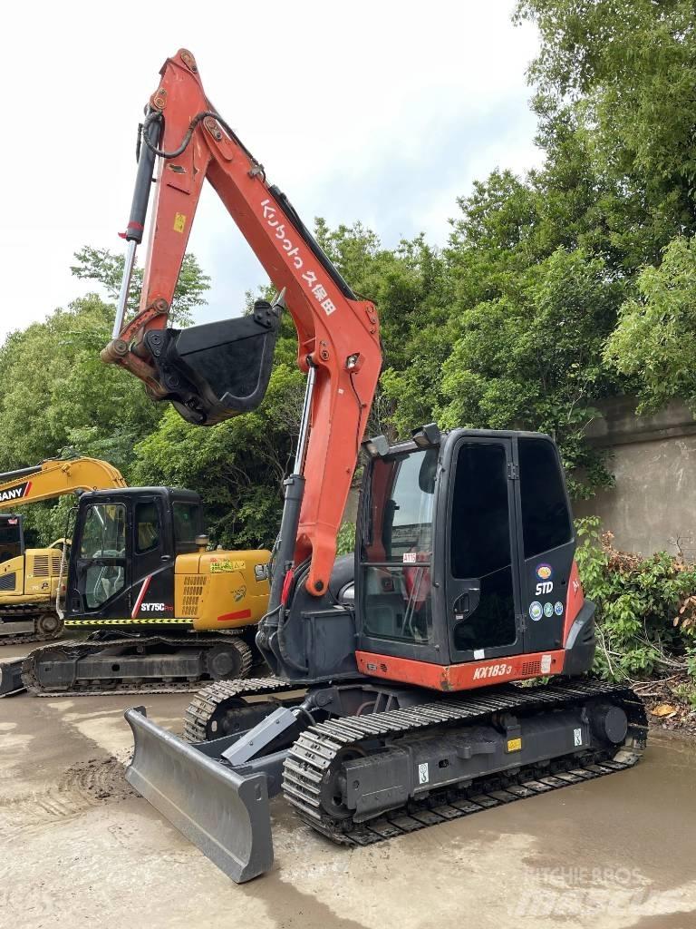 Kubota KX163 Bageri guseničari