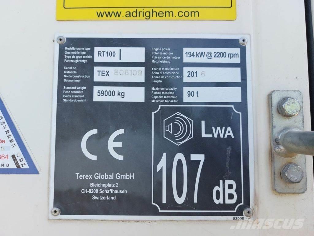 Terex RT100 Autodizalice