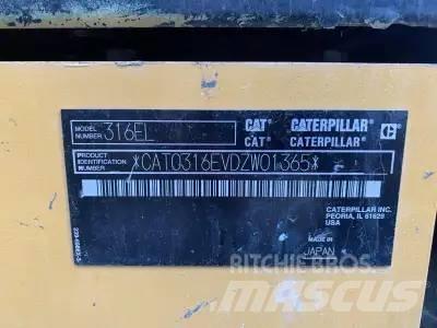CAT 316 EL Bageri guseničari