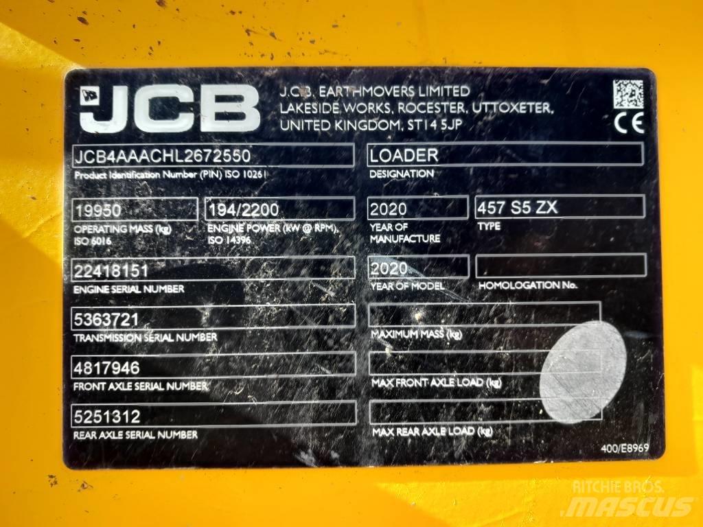 JCB 457 ZX Utovarivači na točkove