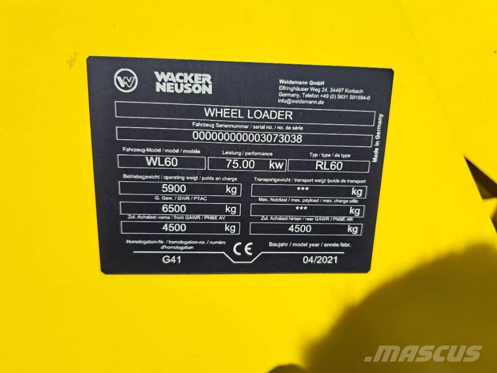 Wacker Neuson WL60 Utovarivači na točkove