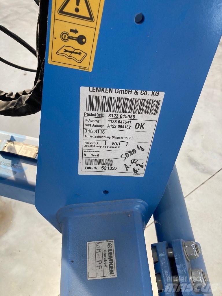 Lemken Diamant 16 Plugovi obrtači
