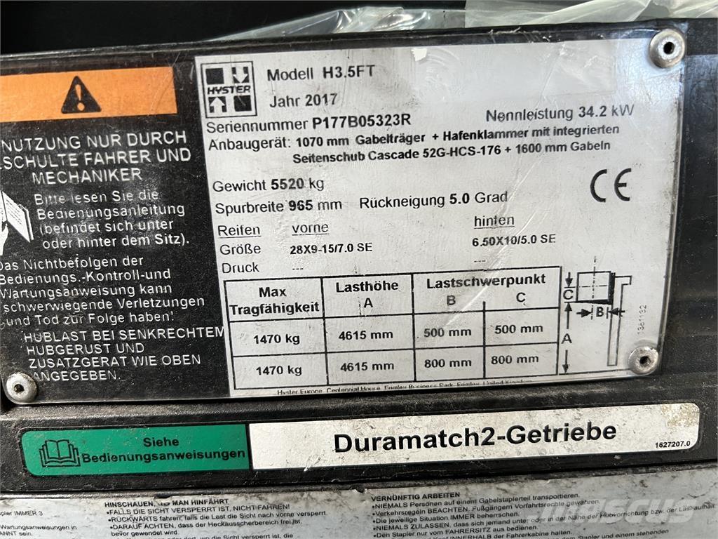 Hyster H3.5 FT/ 23R Dizelski viljuškari