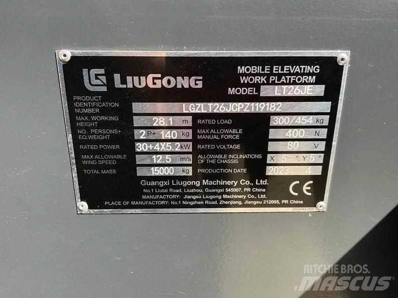 LiuGong LT26JE-li Zglobne podizne platforme