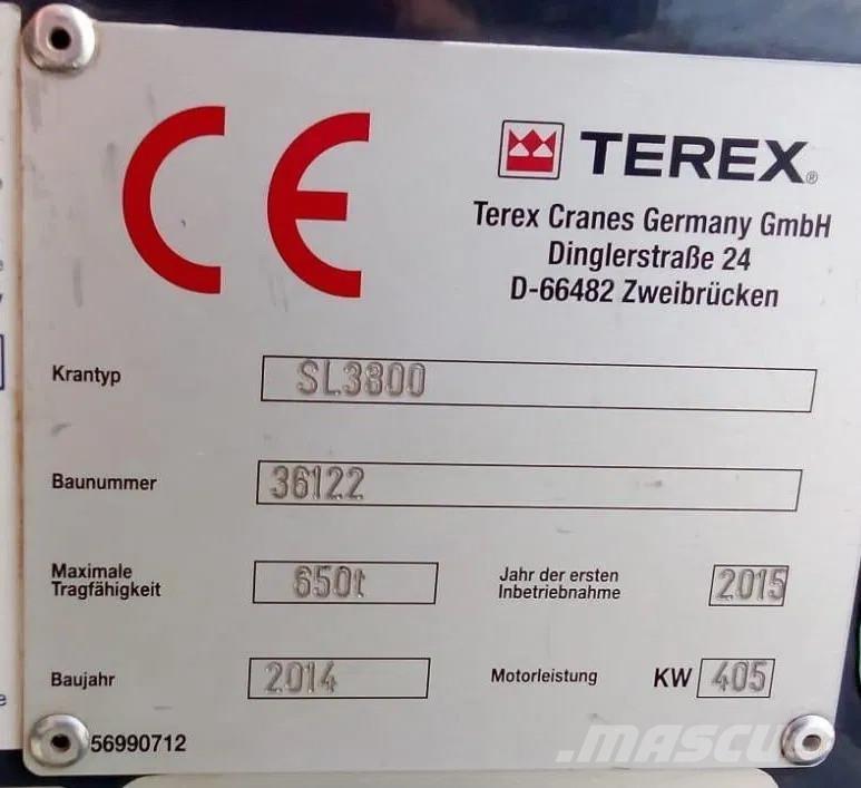 Terex SL 3800 Derik kranovi