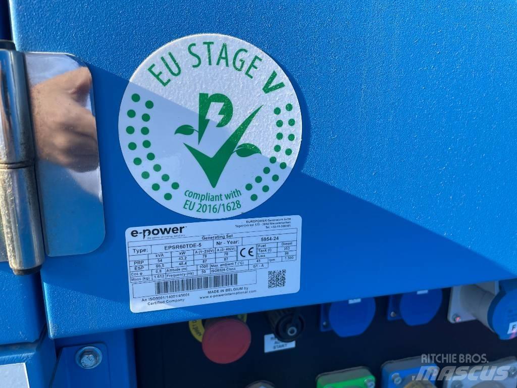 E-Power EPSR60TDE-5 Dizel generatori
