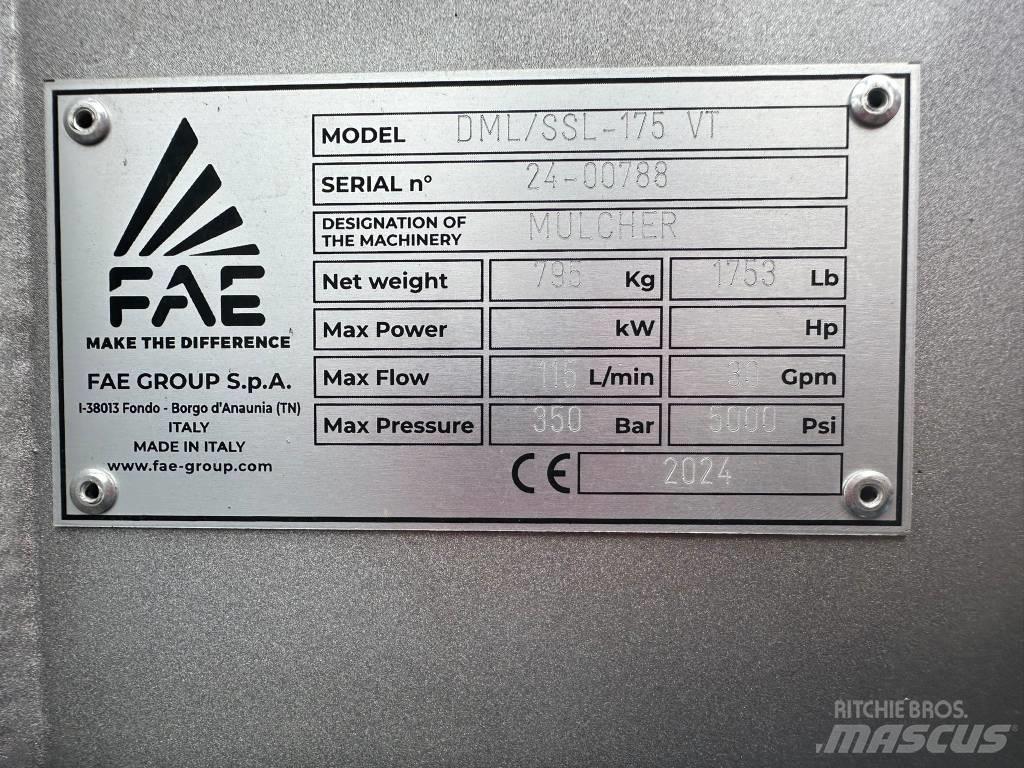 FAE DML/SSL-175 VT Mašine za kleščenje grane stabla