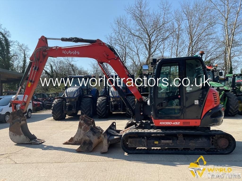 Kubota KX 080-4 Midi bageri 7t – 12t