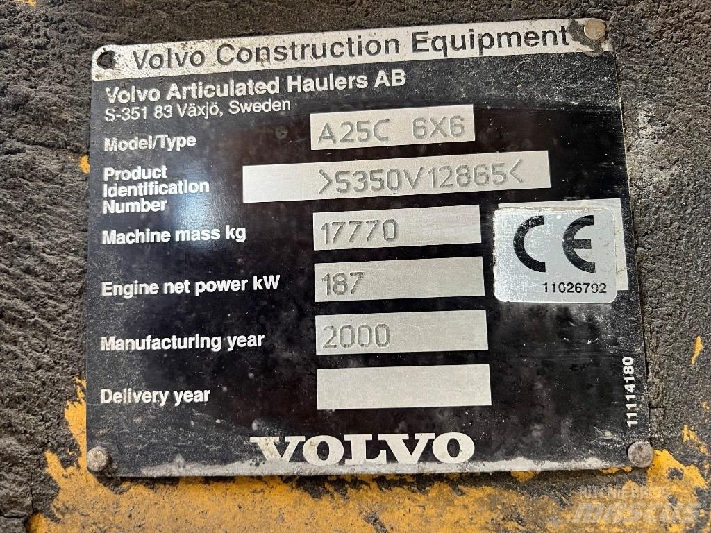 Volvo A25c Zglobni damperi