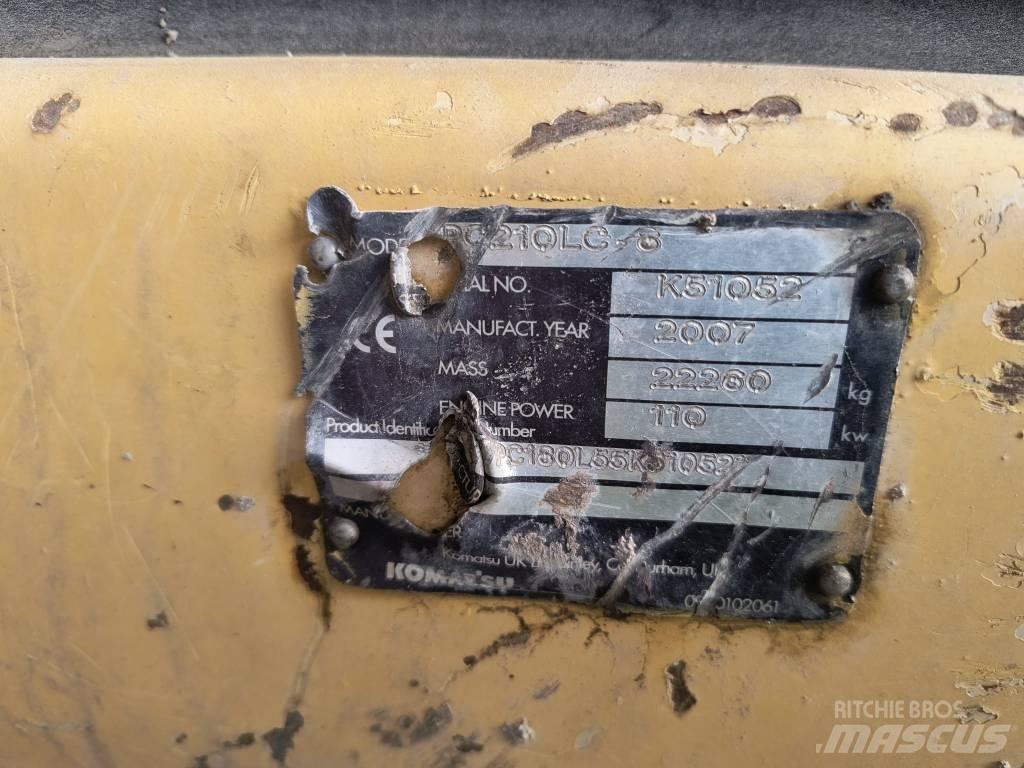 Komatsu 210 LC Bageri guseničari