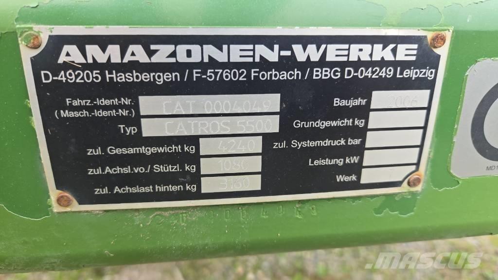 Amazone Catros 5500 Tanjirače