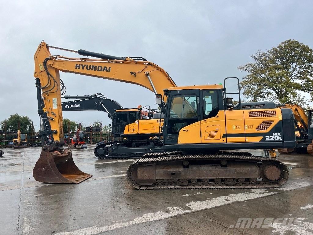 Hyundai HX220L Bageri guseničari