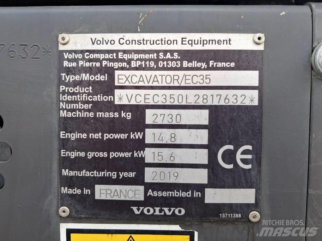 Volvo EC 35 Mini bageri < 7t