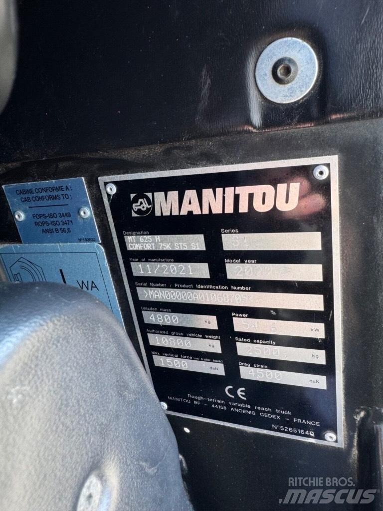 Manitou MT625H Teleskopski viljuškari