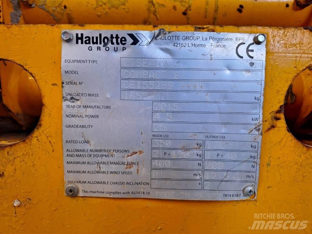Haulotte Compact 8 Makazaste platforme
