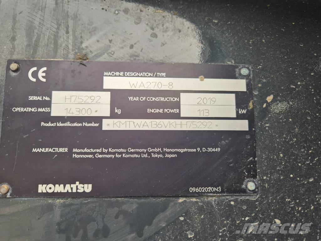 Komatsu WA 270-8 Utovarivači na točkove