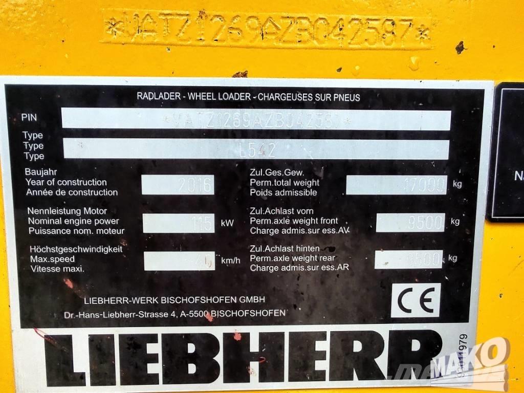 Liebherr L 542 Utovarivači na točkove