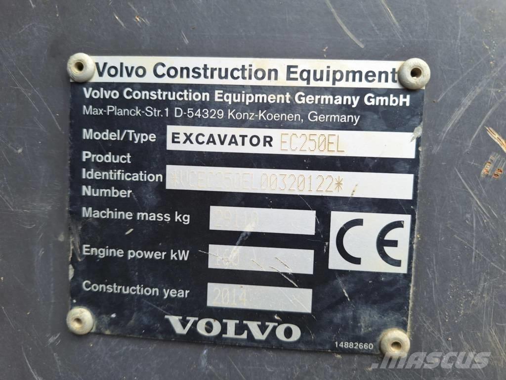Volvo EC 250 EL Bageri guseničari