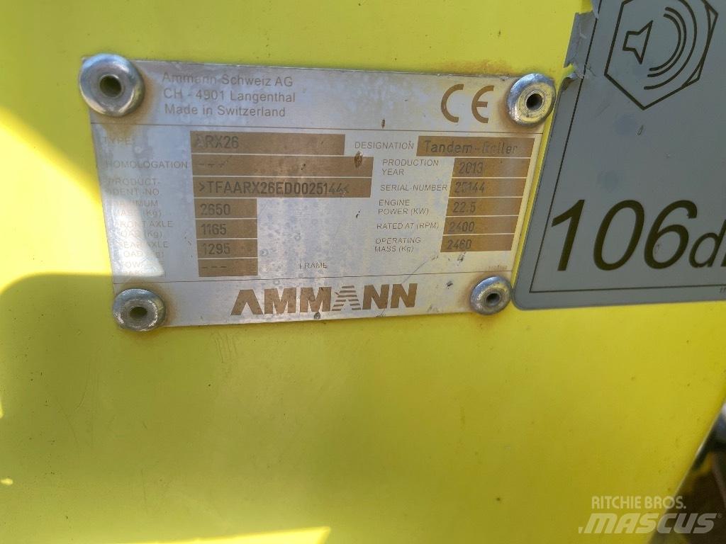 Ammann ARX 26 Valjci sa duplim bubnjem