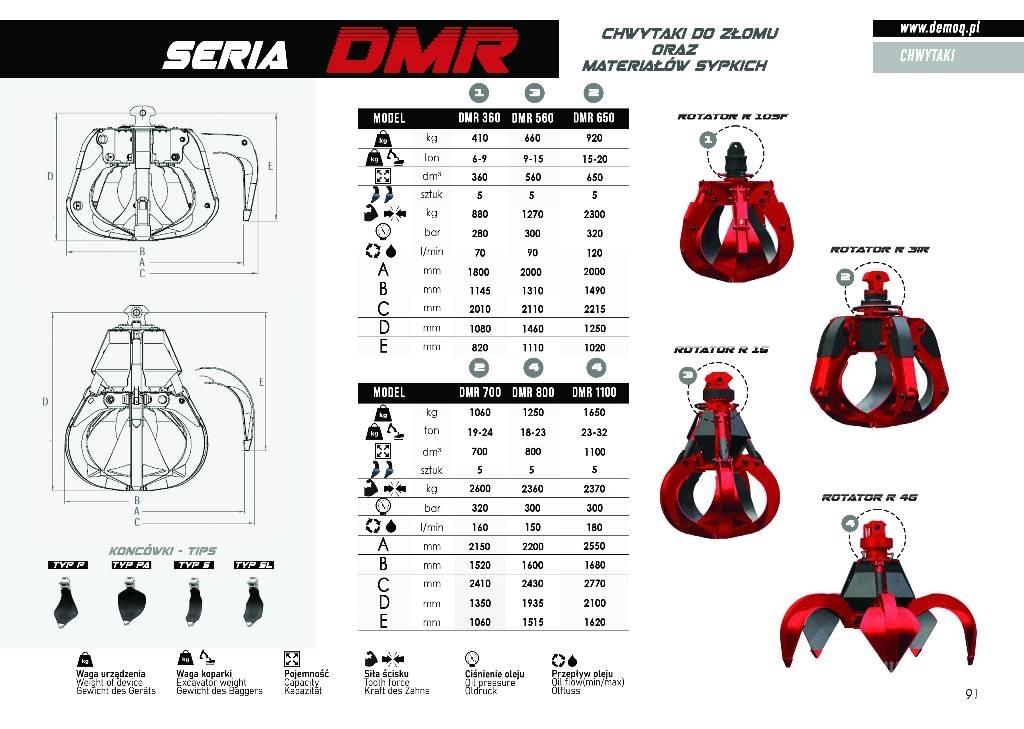  DEMOQ DMR700 Grabulje