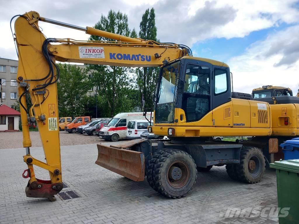 Komatsu PW 180-7EO Bageri točkaši