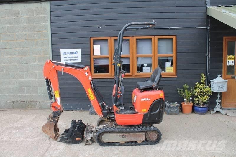 Kubota K 008-3 Mini bageri < 7t