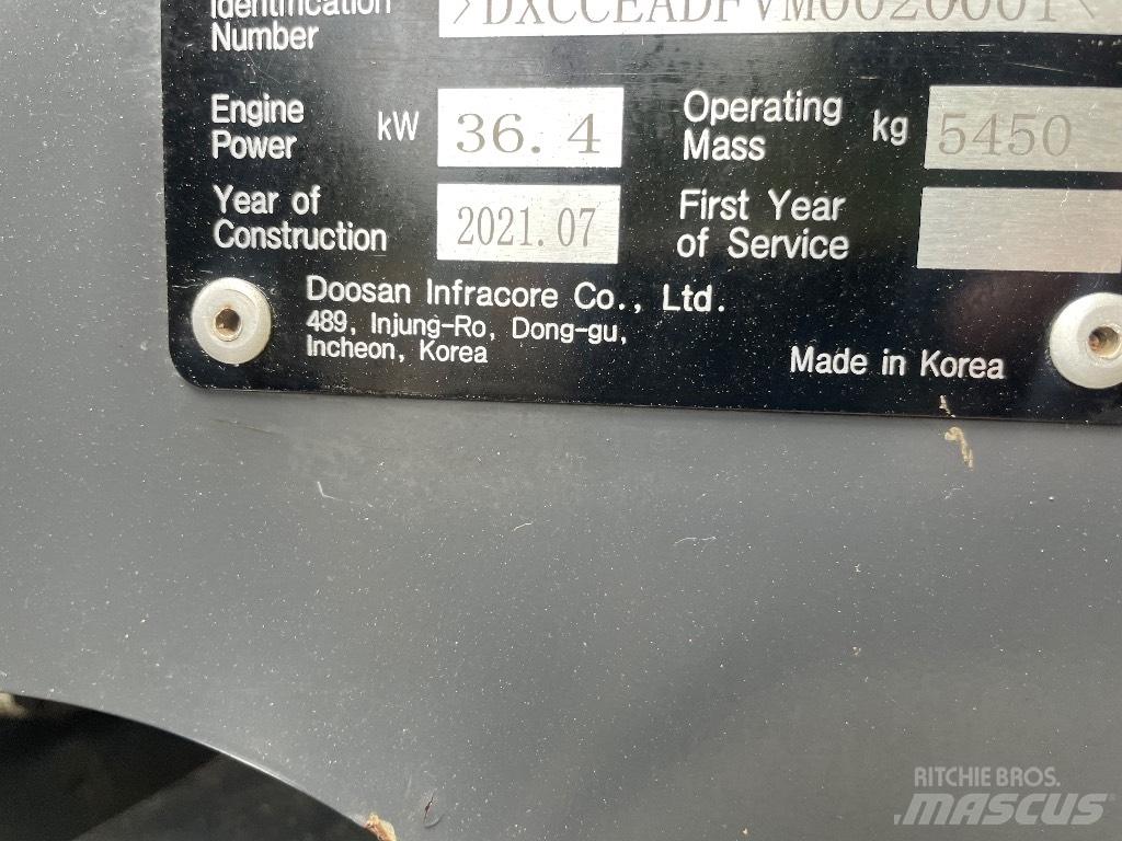 Doosan DX 50 Z Mini bageri < 7t