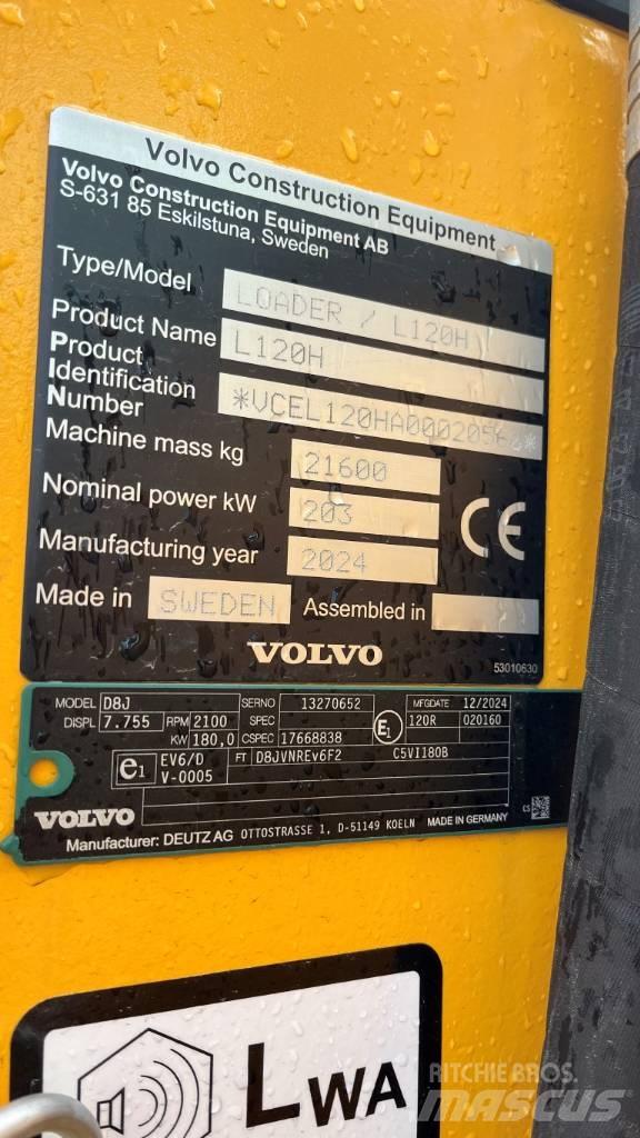 Volvo L120H Utovarivači na točkove