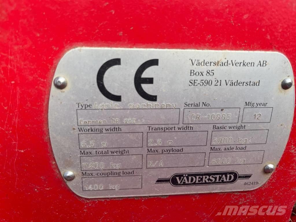 Väderstad Carrier650 Tanjirače