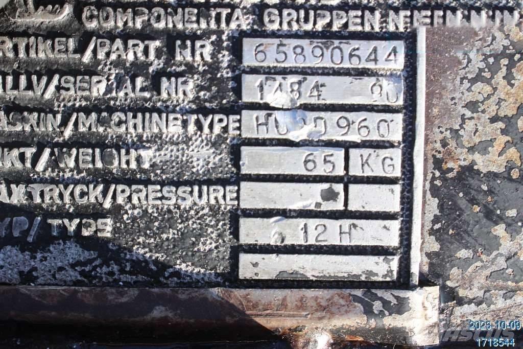 Huddig 960 Šasija i vešenje