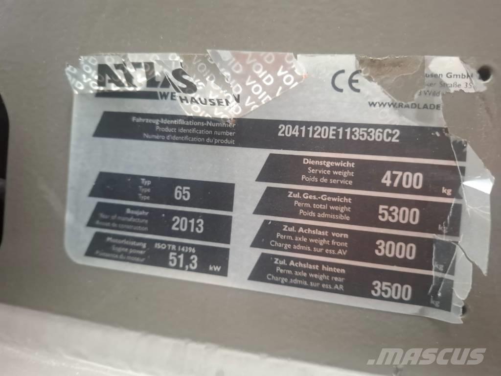 Atlas 65 Utovarivači na točkove