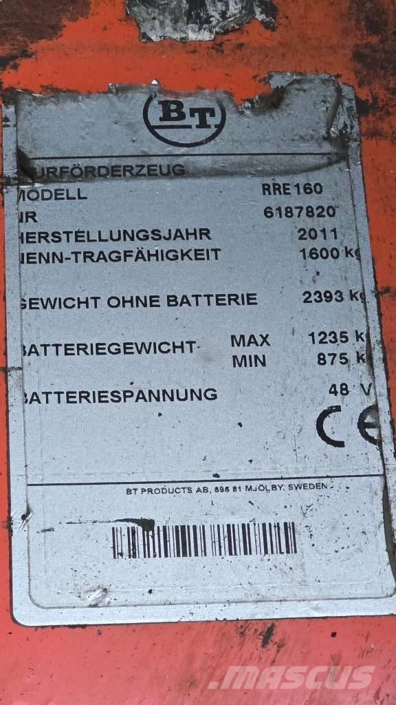 BT RR E 160 Viljuškari sa pomičnim stupom