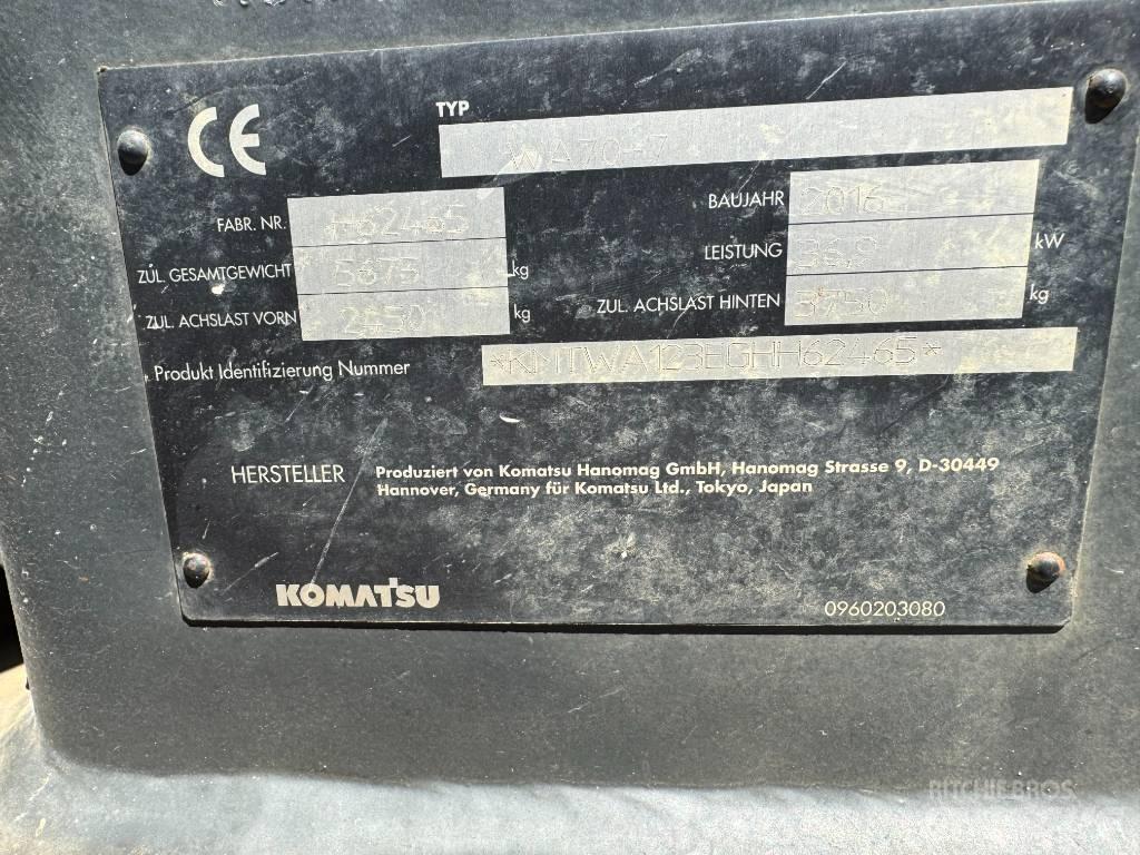 Komatsu WA70-7 Utovarivači na točkove